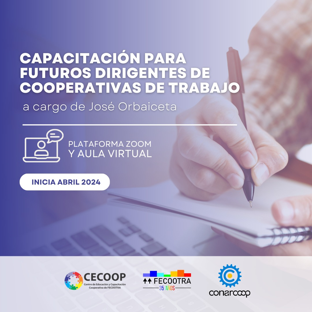 Capacitación para Futuros Dirigentes de Cooperativas de Trabajo