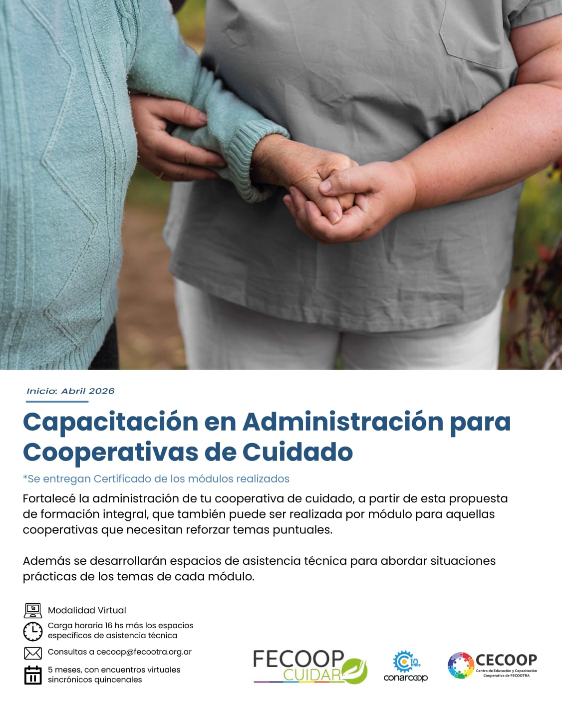 Capacitación en Administración Cooperativa para Cooperativas de Cuidado